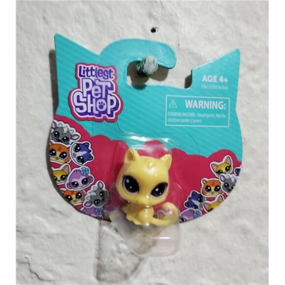 Littlest Pet Shop TV Series 2 Tabby Cat Mini Figure Pet - Rare Collectible Toy - Picture 1 of 5